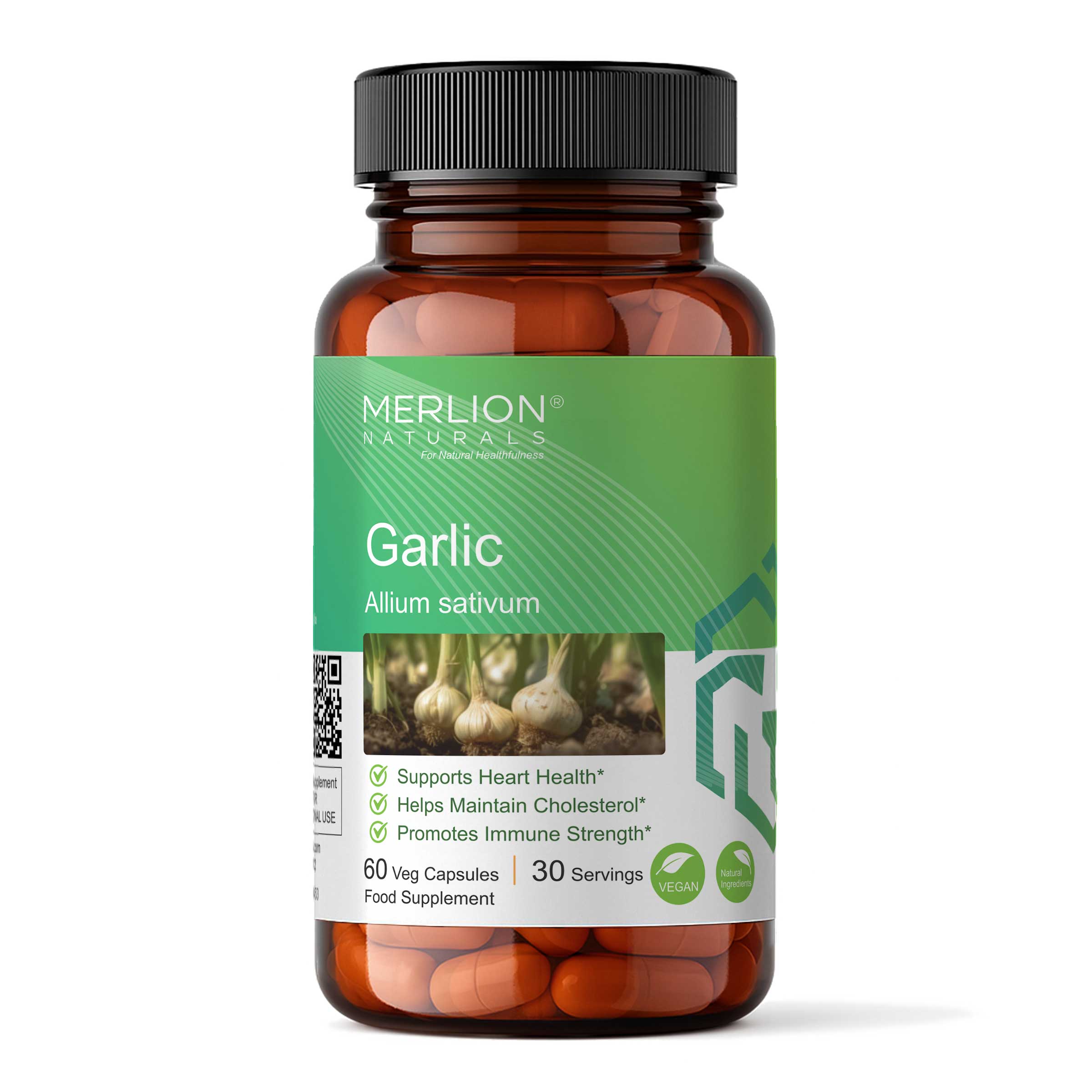 Garlic Extract Capsules | Allium sativum | 1000mg