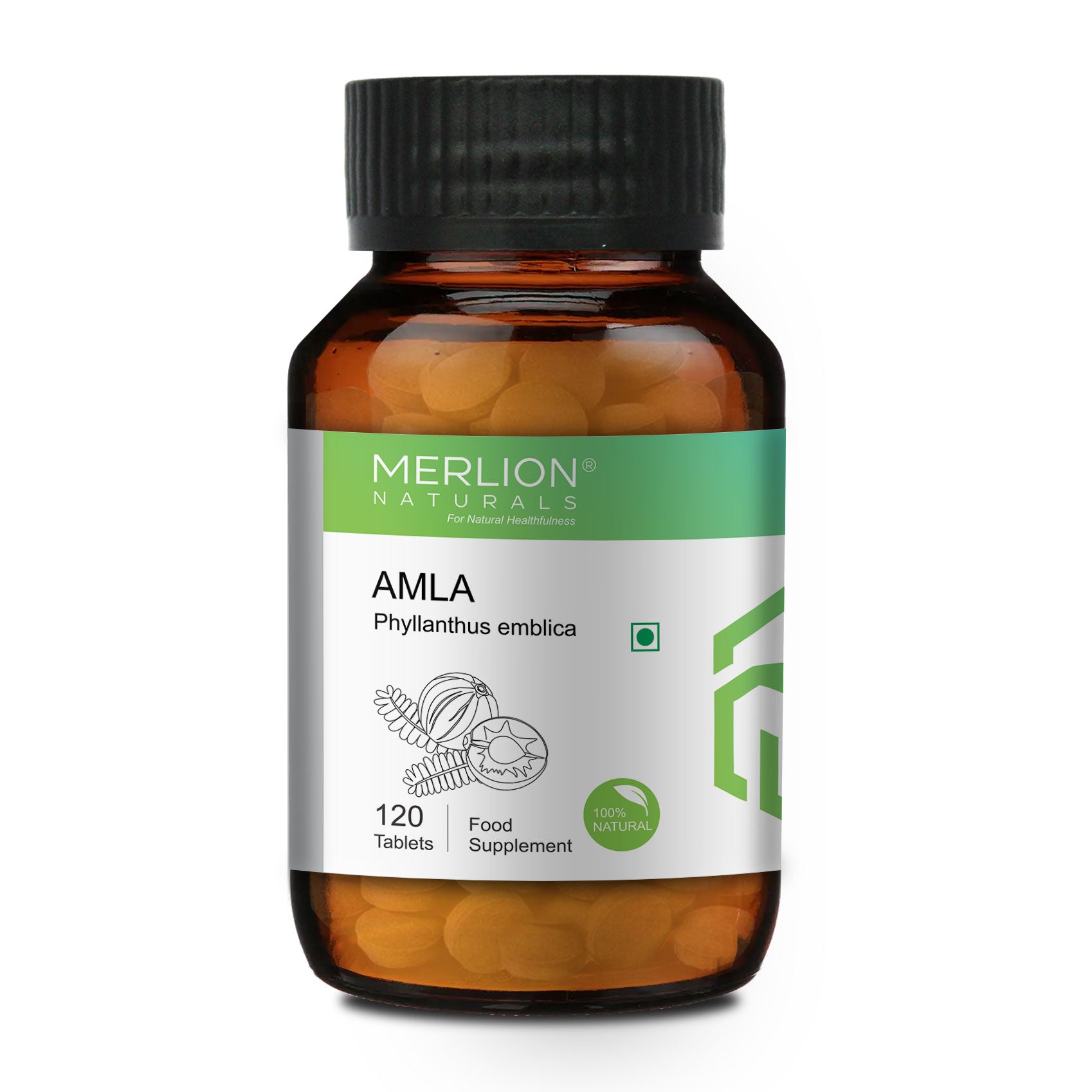 Amla (Indian gooseberry) Tablets, Phyllanthus emblica, 500mg x 120 Tablets