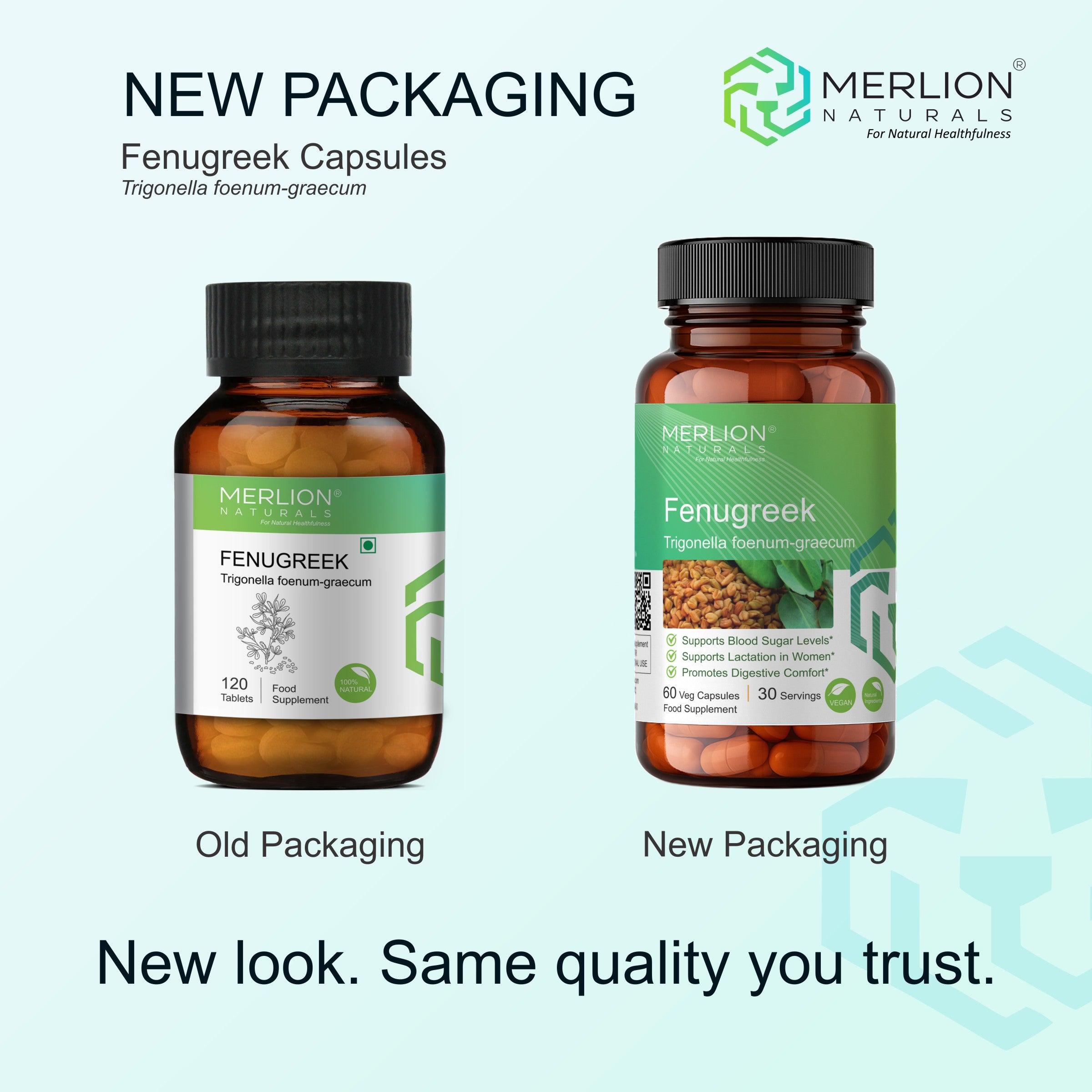 Fenugreek Capsules | Methi / Trigonella foenum-graecum | 1400mg