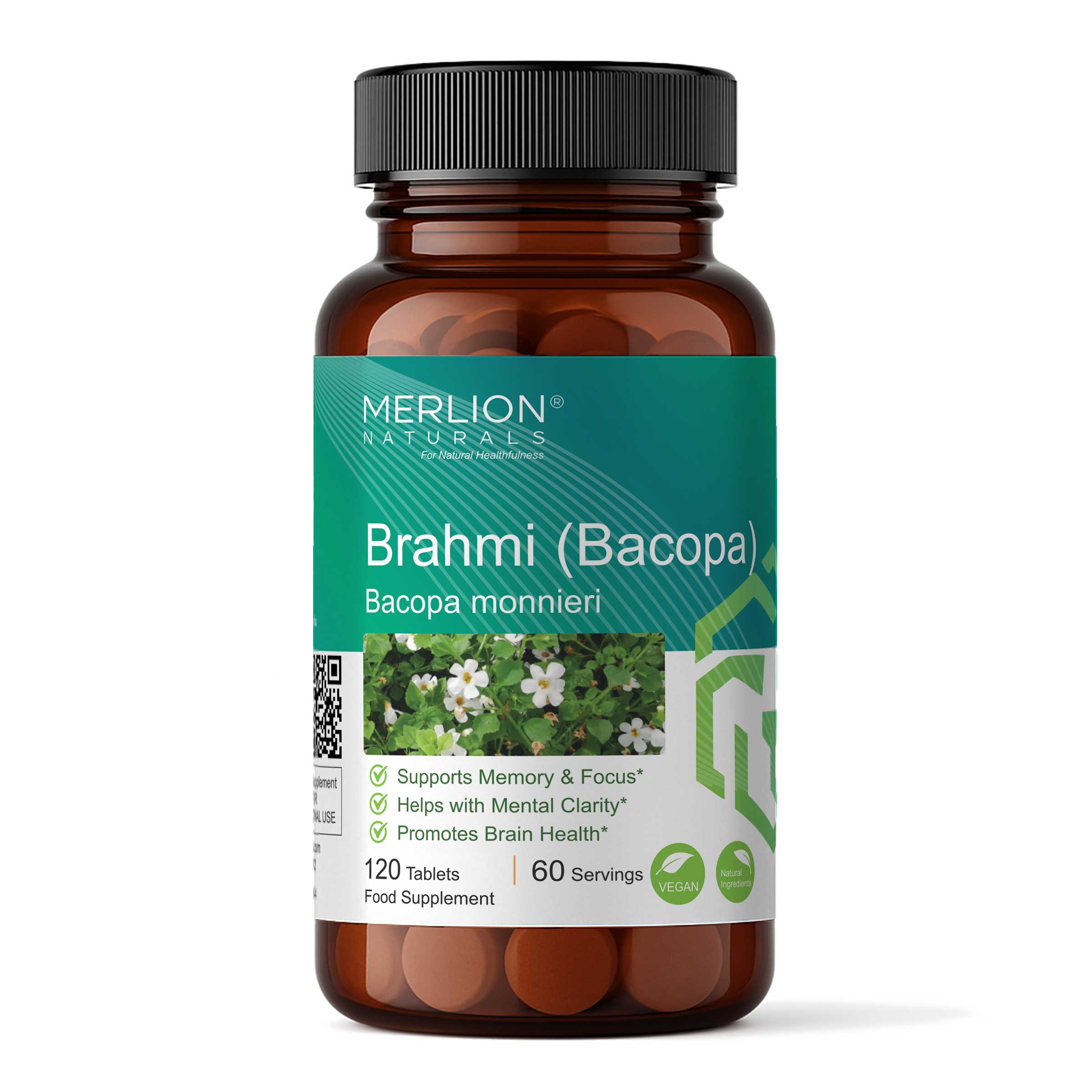 Brahmi ( Bacopa ) Extract Tablets | Bacopa monnieri | 1000mg