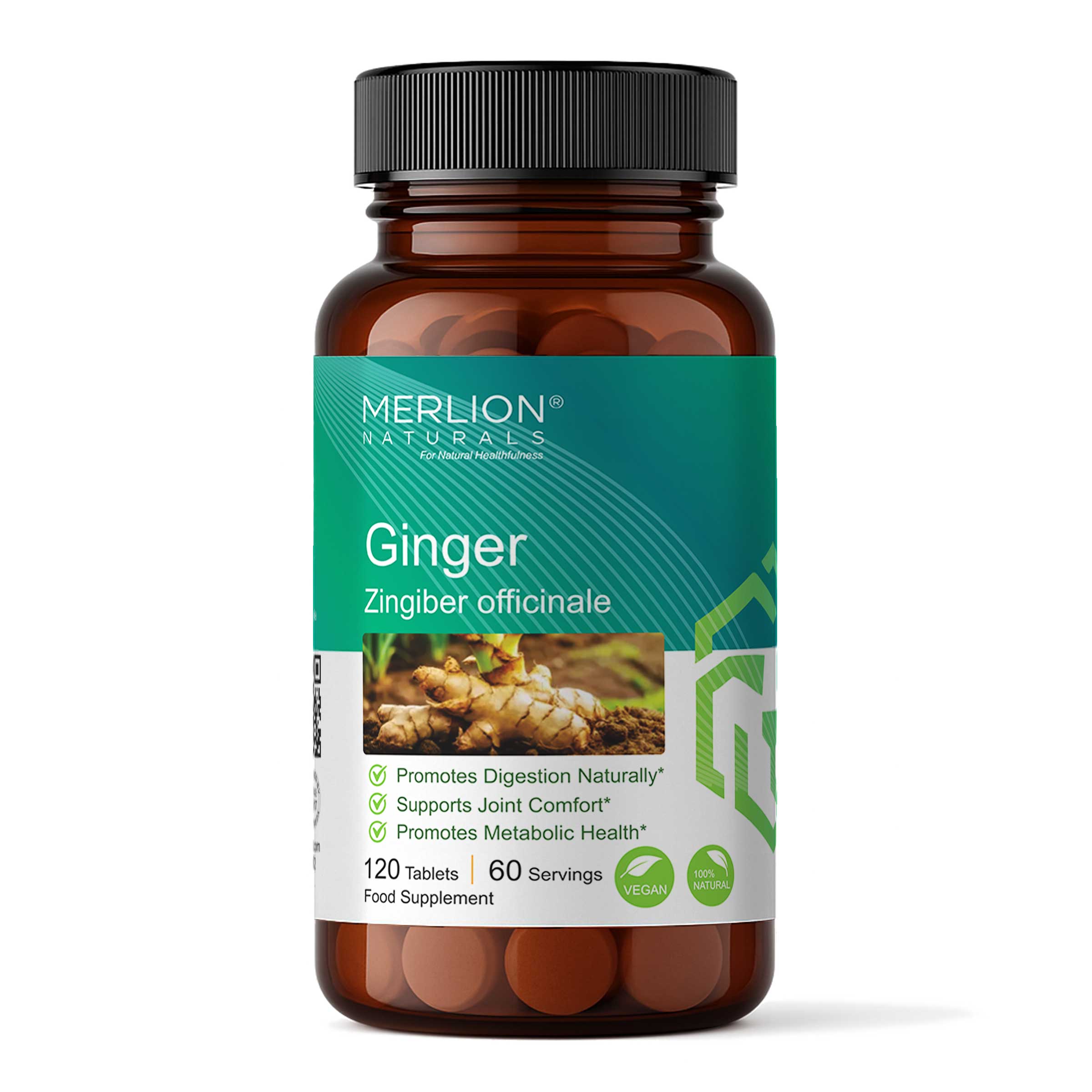 Ginger Extract Tablets | Zingiber officinale | 500mg