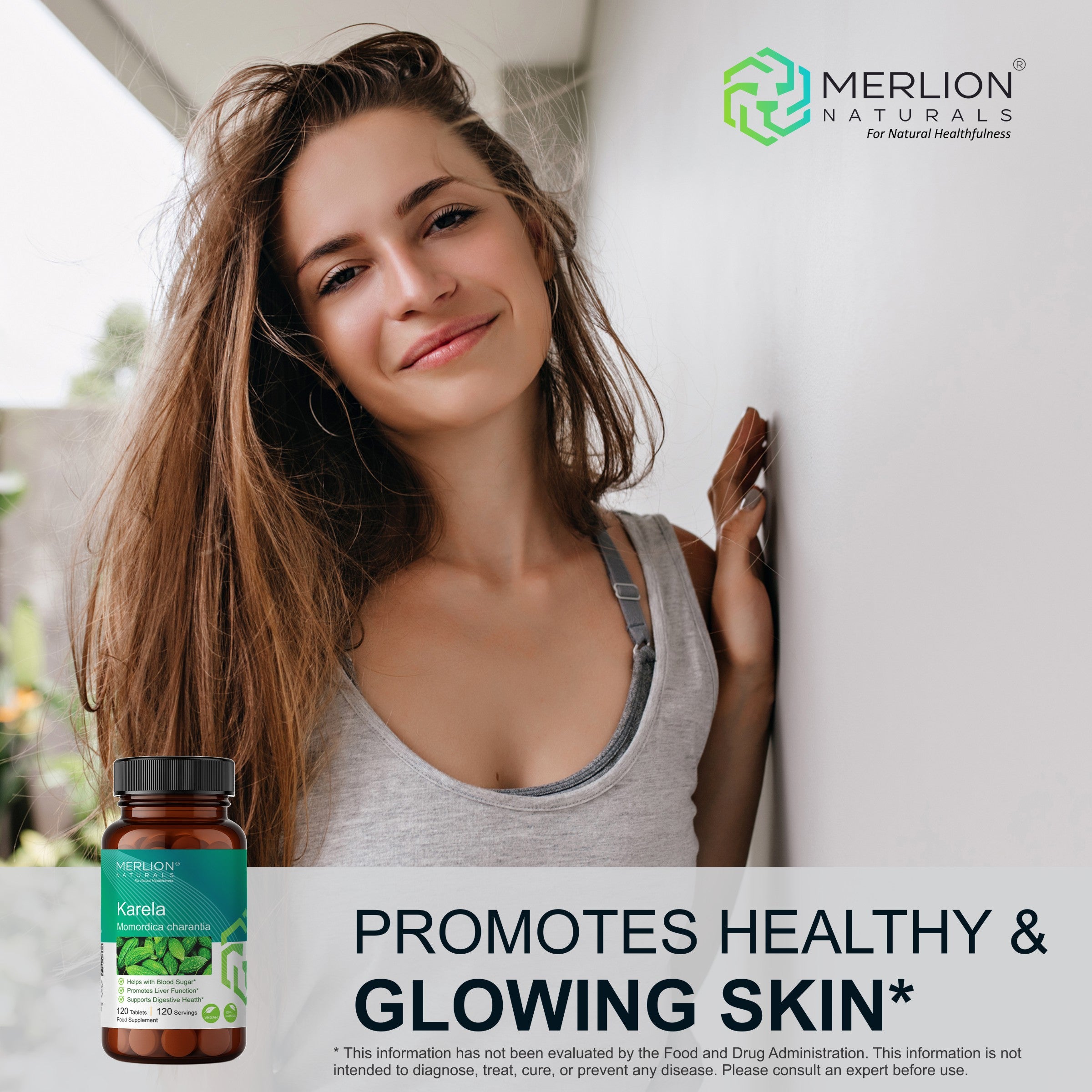 Karela Tablets (Bitter Melon), 500mg x 120 Tablets