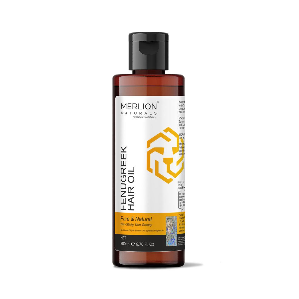 Fenugreek Hair Oil 200ml, An Unique Extra Light Hair Oil